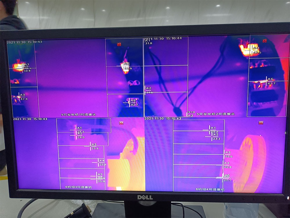 浙江浙能溫州發(fā)電有限公司5、6號機組加裝發(fā)電機碳刷紅外熱成像智慧分析系統(tǒng)